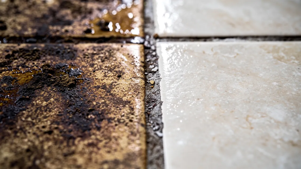 Professional ceramic tile and grout cleaning in London