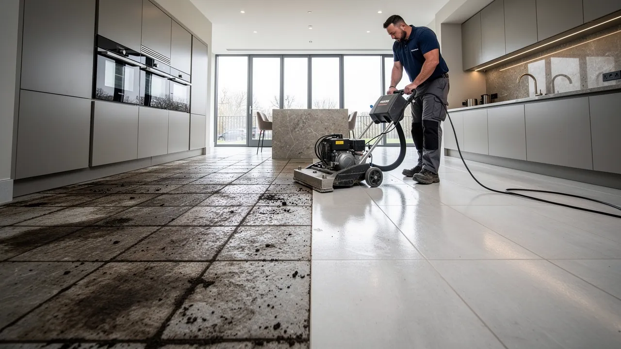 Professional ceramic tile cleaning in London