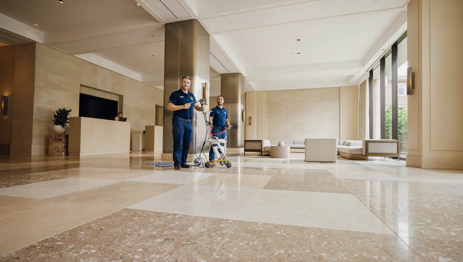 Commercial floor sealing service in London