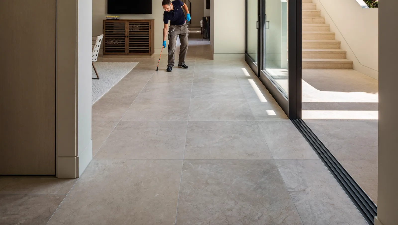 Professional limestone floor sealing in London