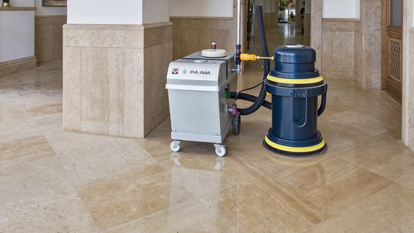 Residential travertine floor cleaning service in London