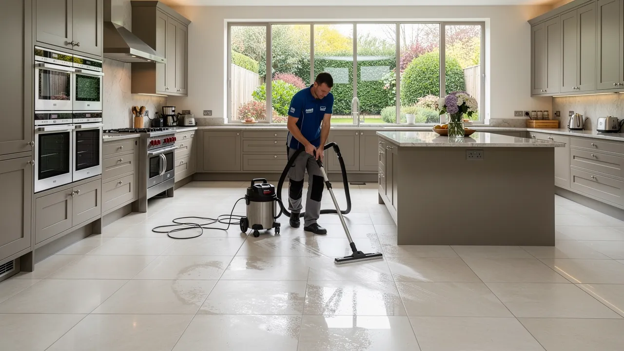 Residential ceramic tile cleaning service in London