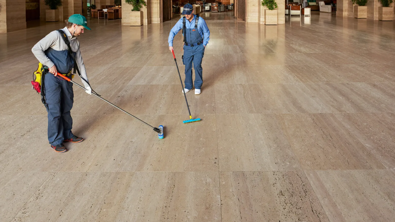 Specialist travertine floor deep cleaning service in London