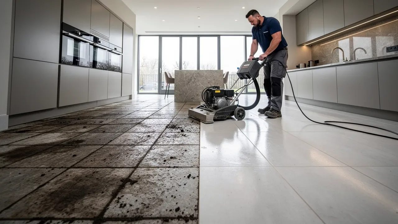 Professional ceramic tile cleaning in London