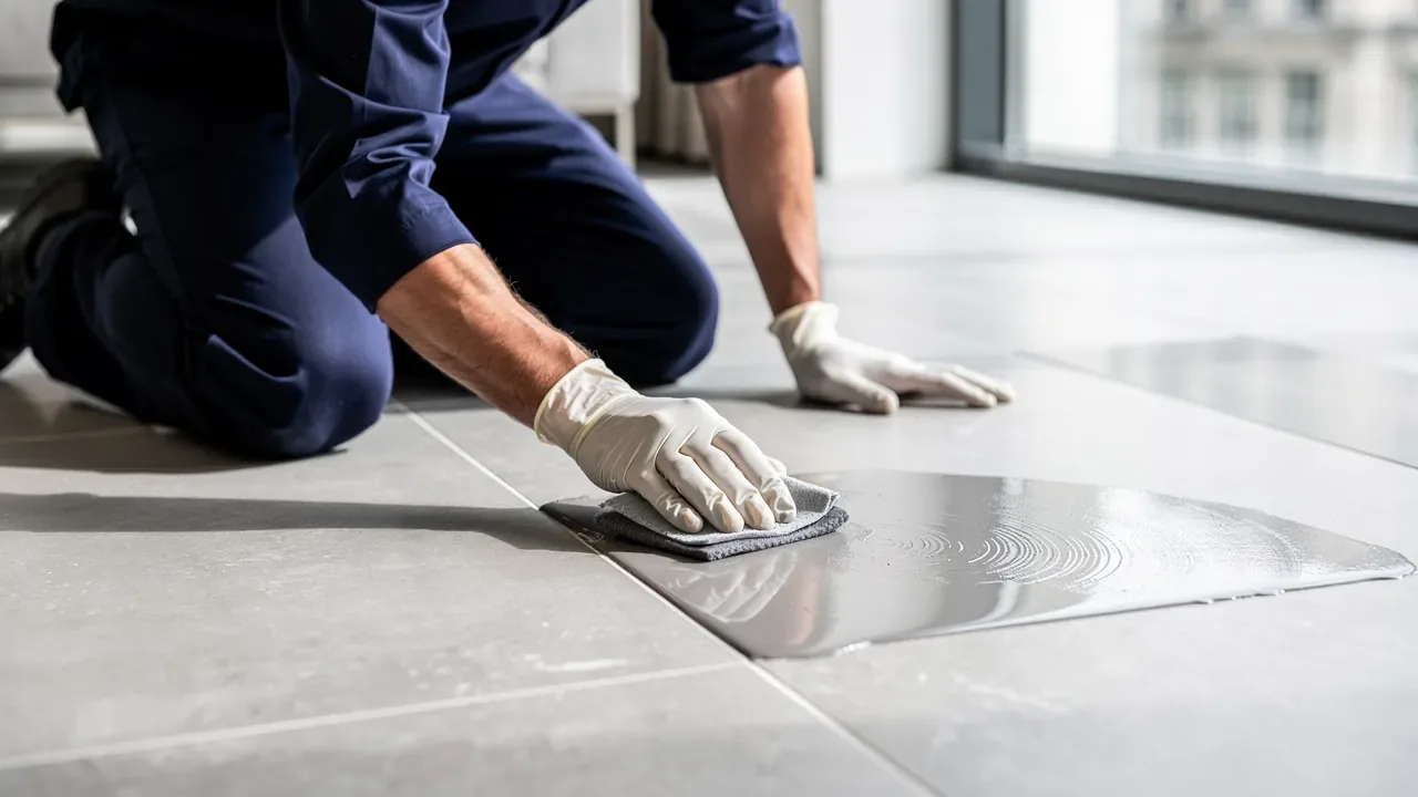 Porcelain tile cleaning and sealing service in London
