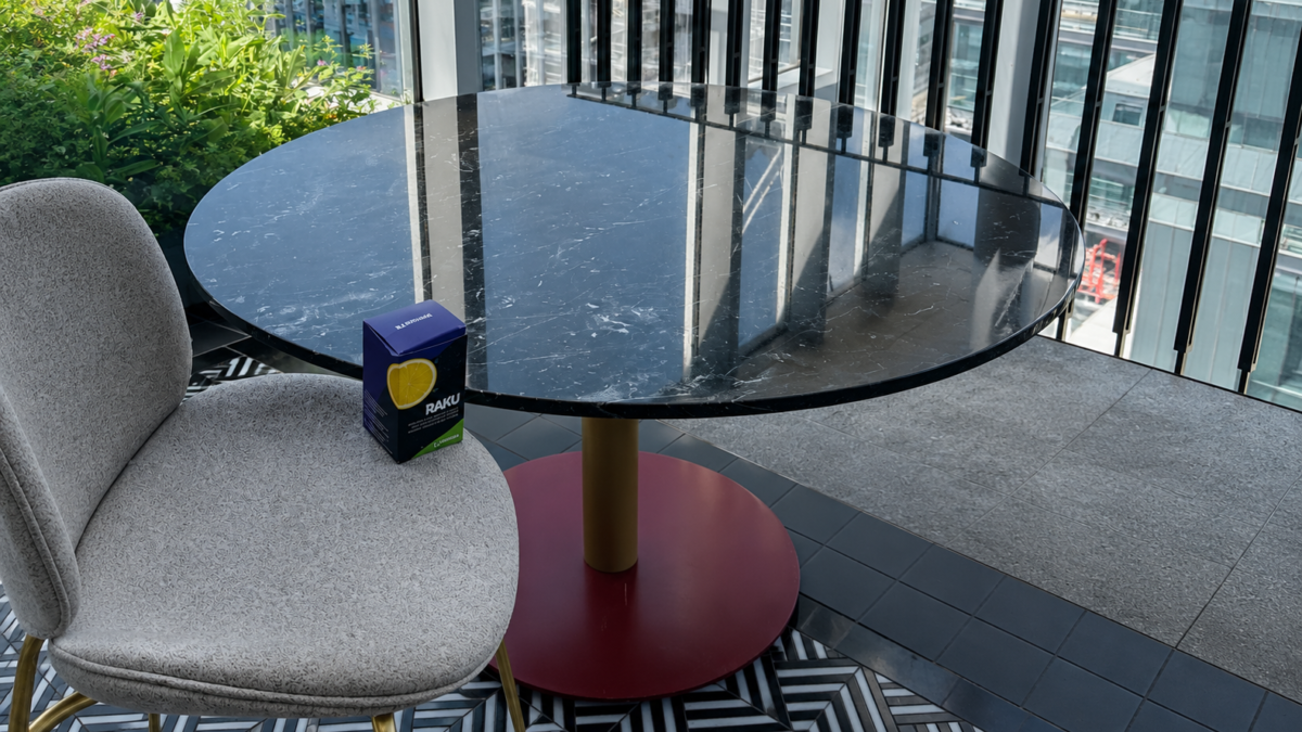Black marble table polishing London