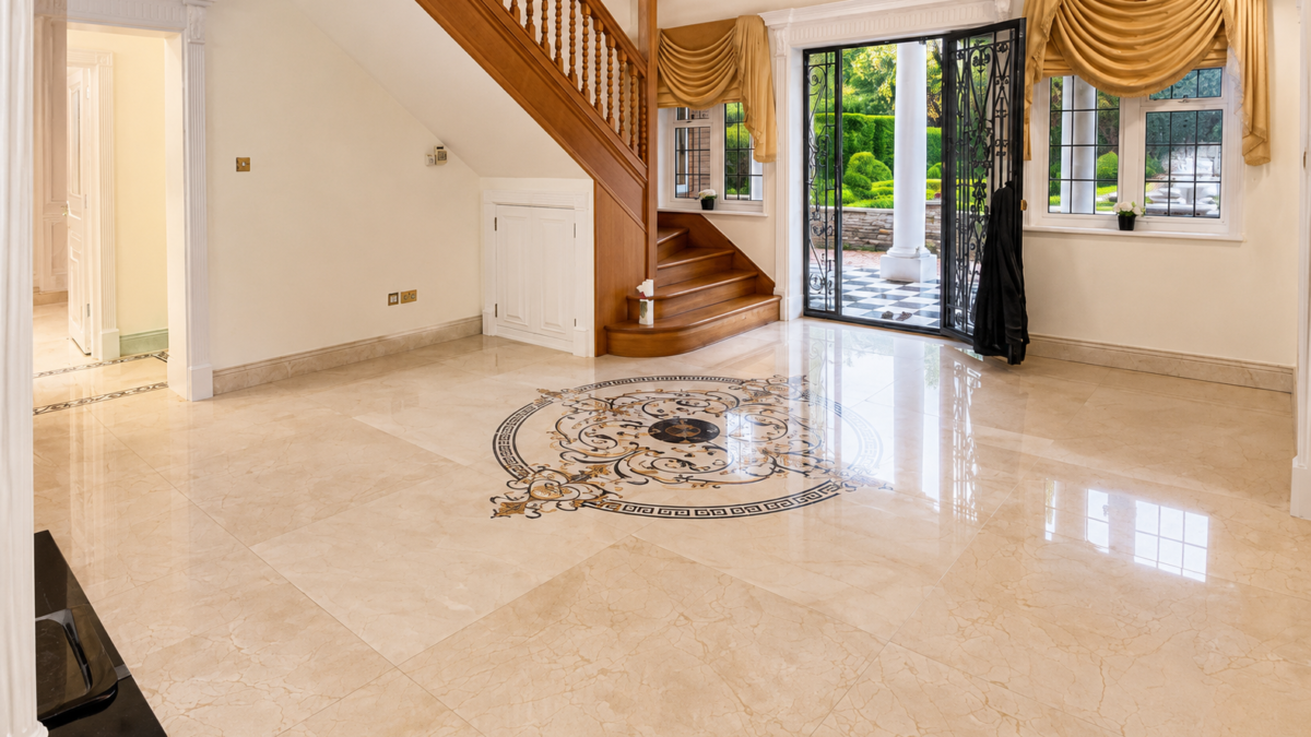 Luxury marble floor cleaning London