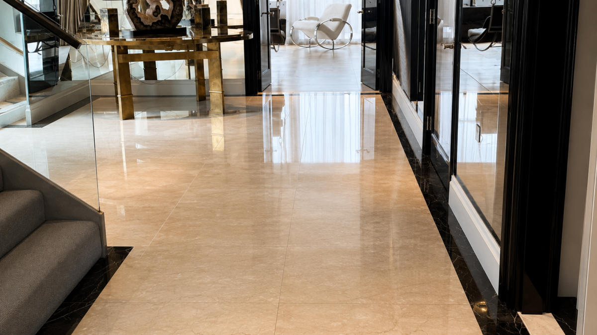 Marble entrance hall