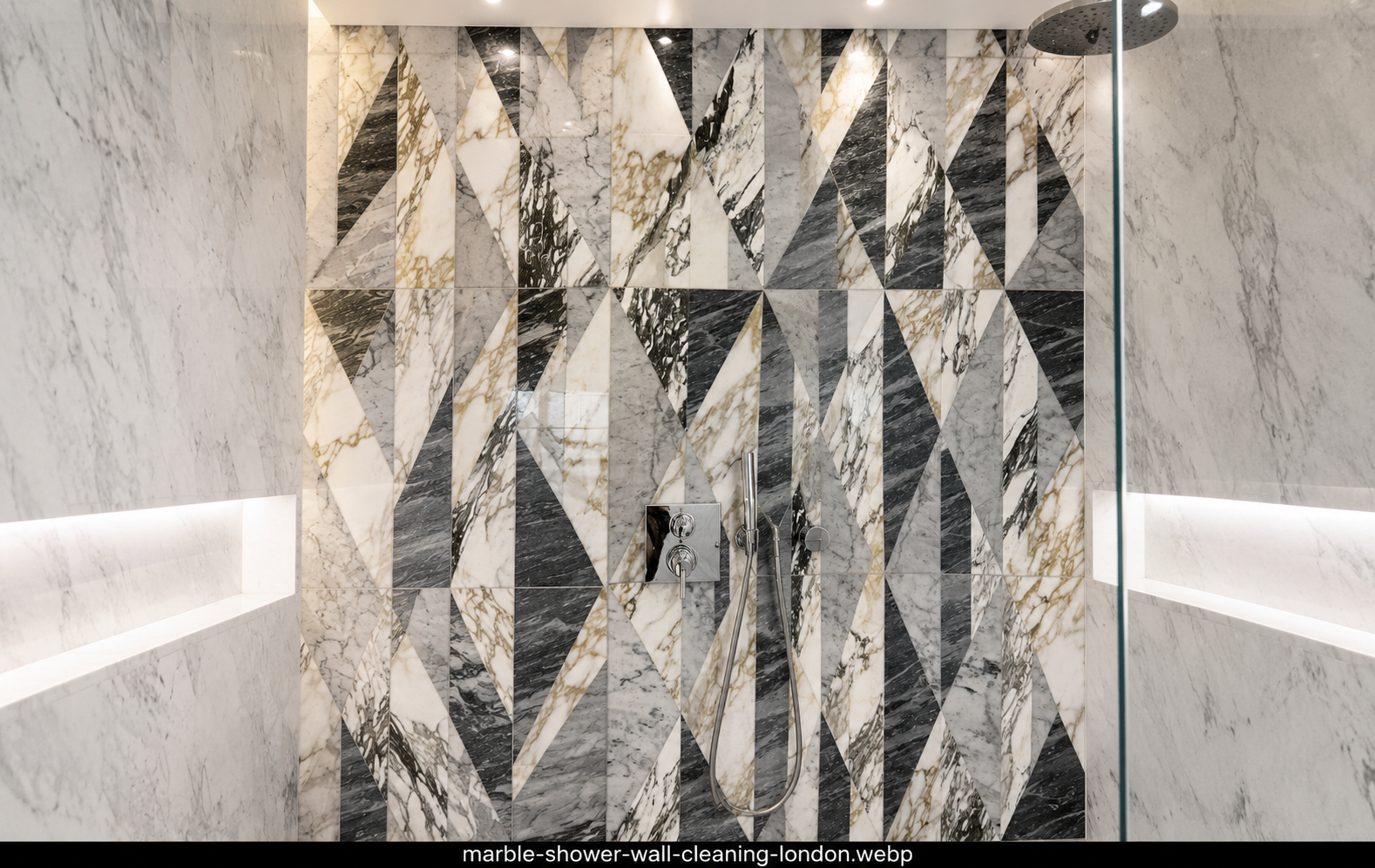 Marble Shower Wall Cleaning - FloorCare London