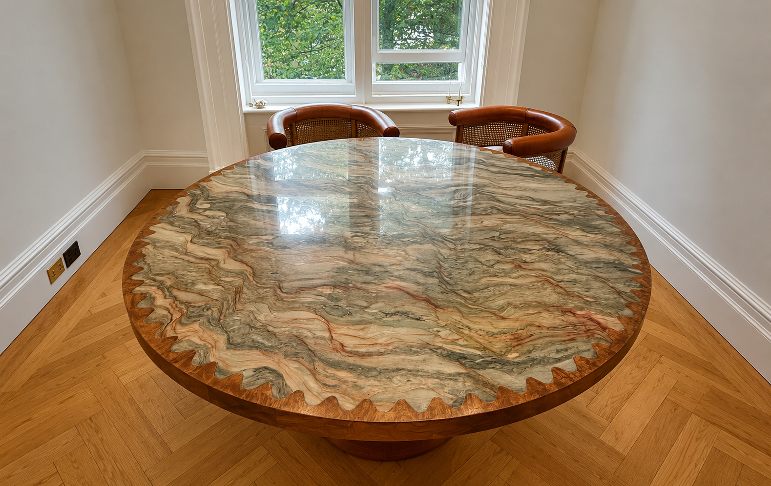 Natural Stone Table Polishing - FloorCare London